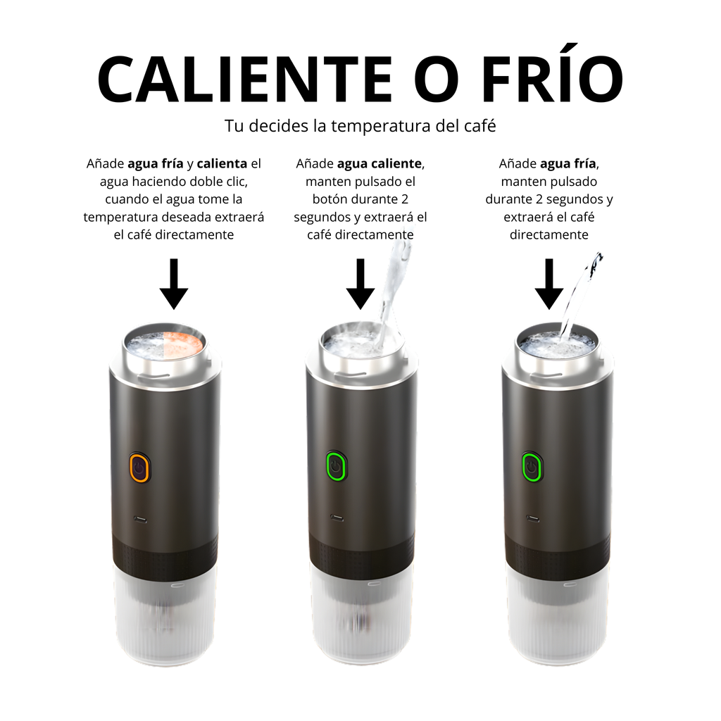 Cafetera portátil 3 en 1