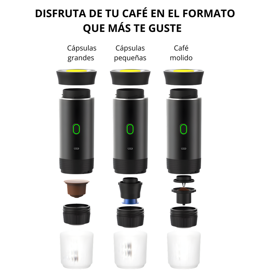 Cafetera portátil 3 en 1